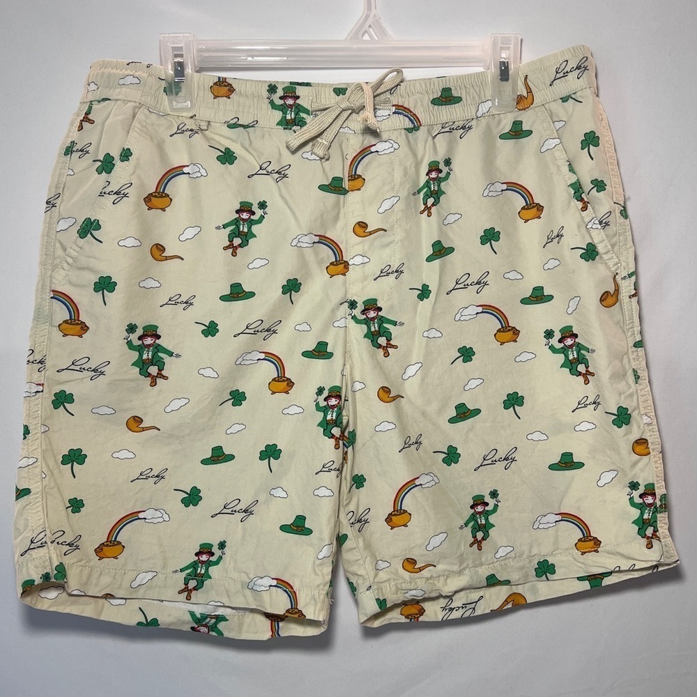Denim & Flower “Lucky” ☘️🌈 Shorts Size 35
